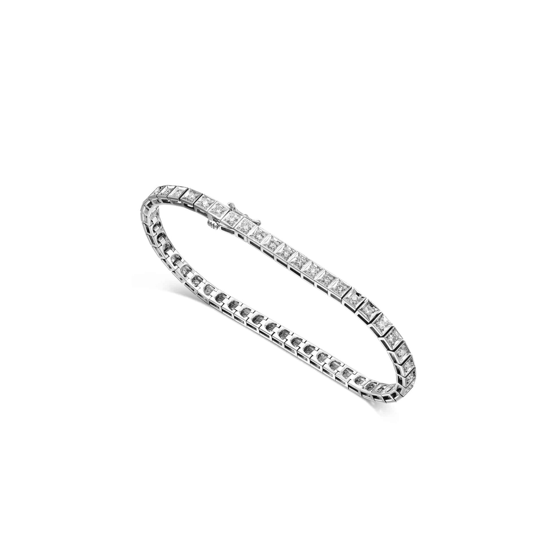 צמיד טניס דגם "שוקולד" 1.55CT – תמונה 4