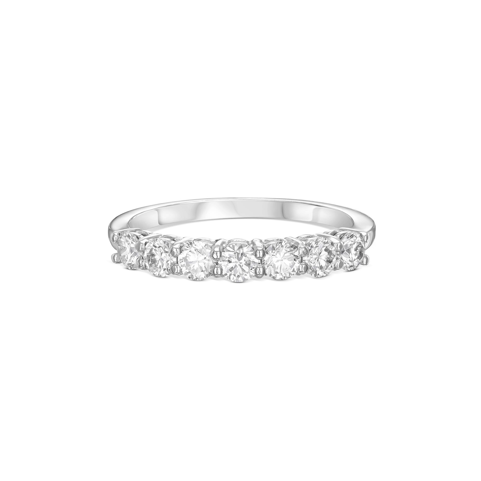 טבעת שורה יהלומים 0.56ct – תמונה 3