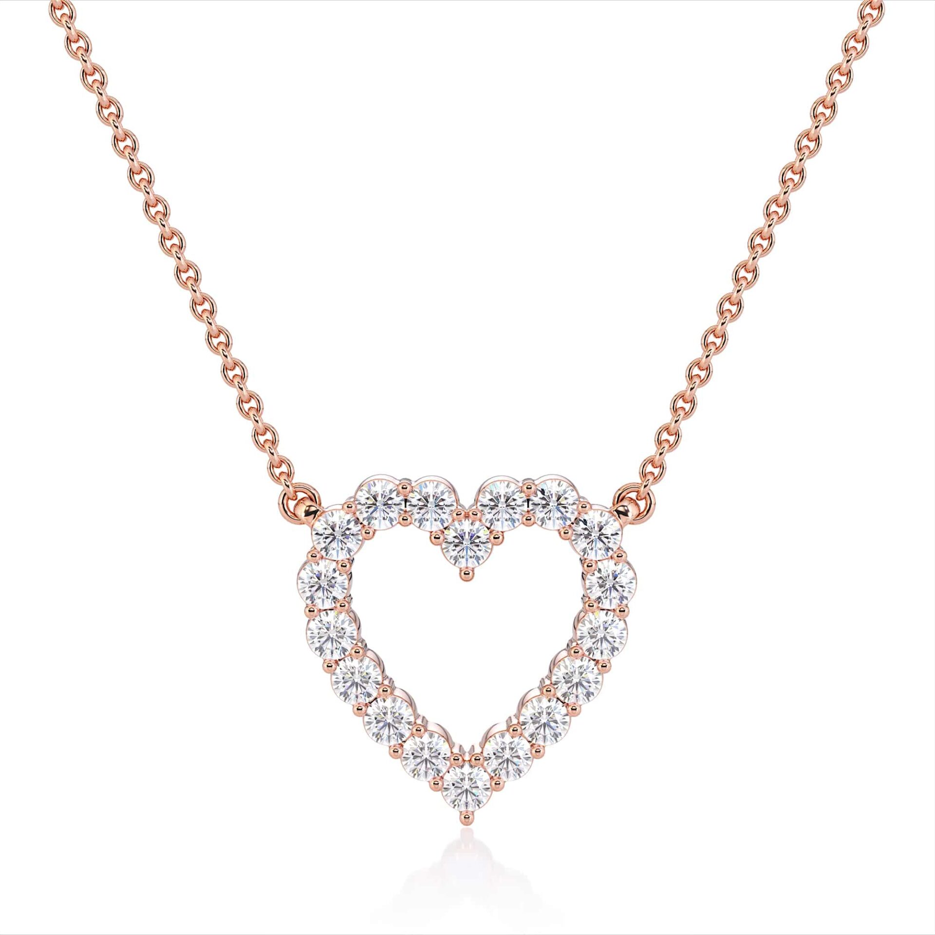 שרשרת לב יהלומים Love Collection – תמונה 3