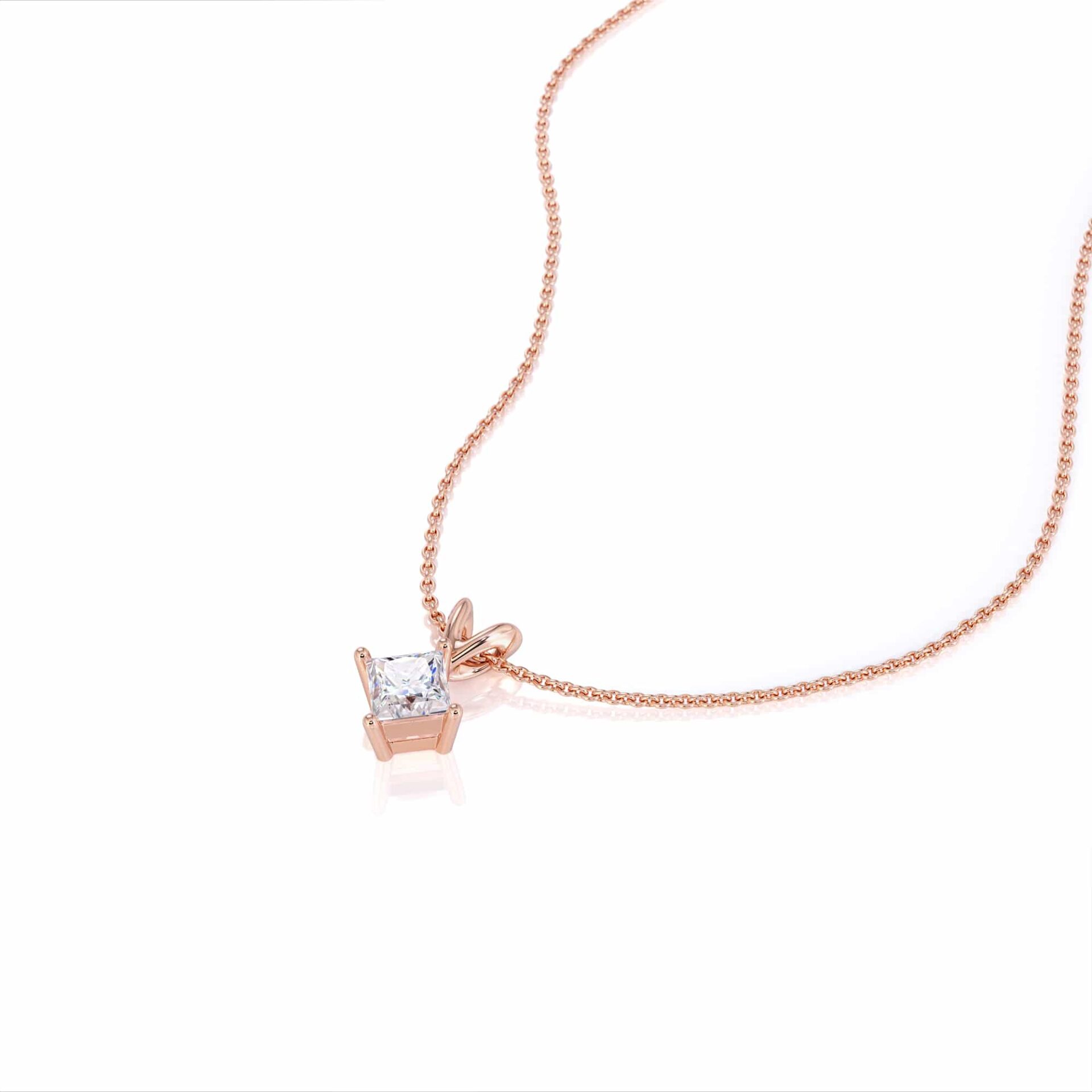 שרשרת יהלום פרינסס 0.20ct "אולה" – תמונה 5