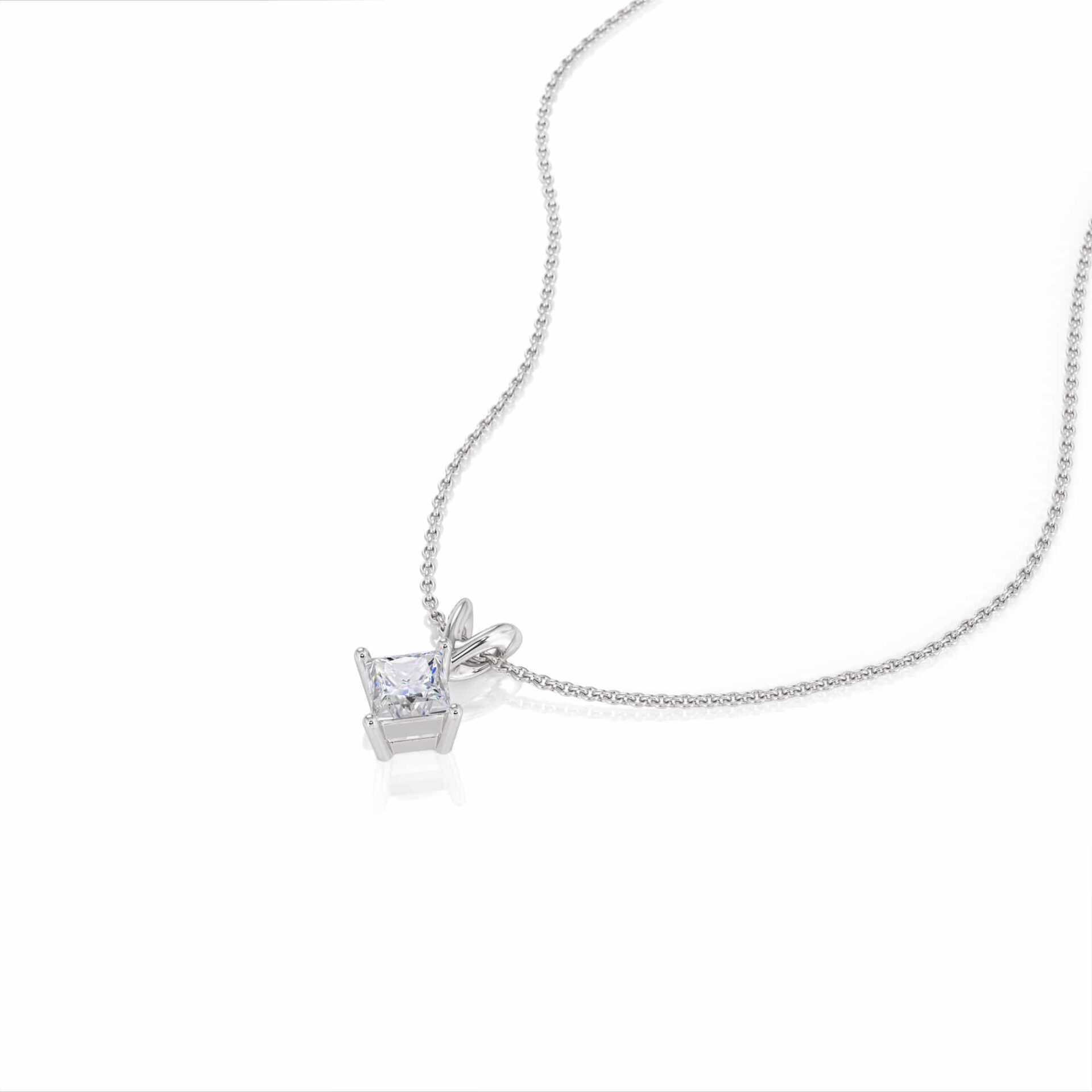 שרשרת יהלום פרינסס 0.20ct "אולה" – תמונה 4