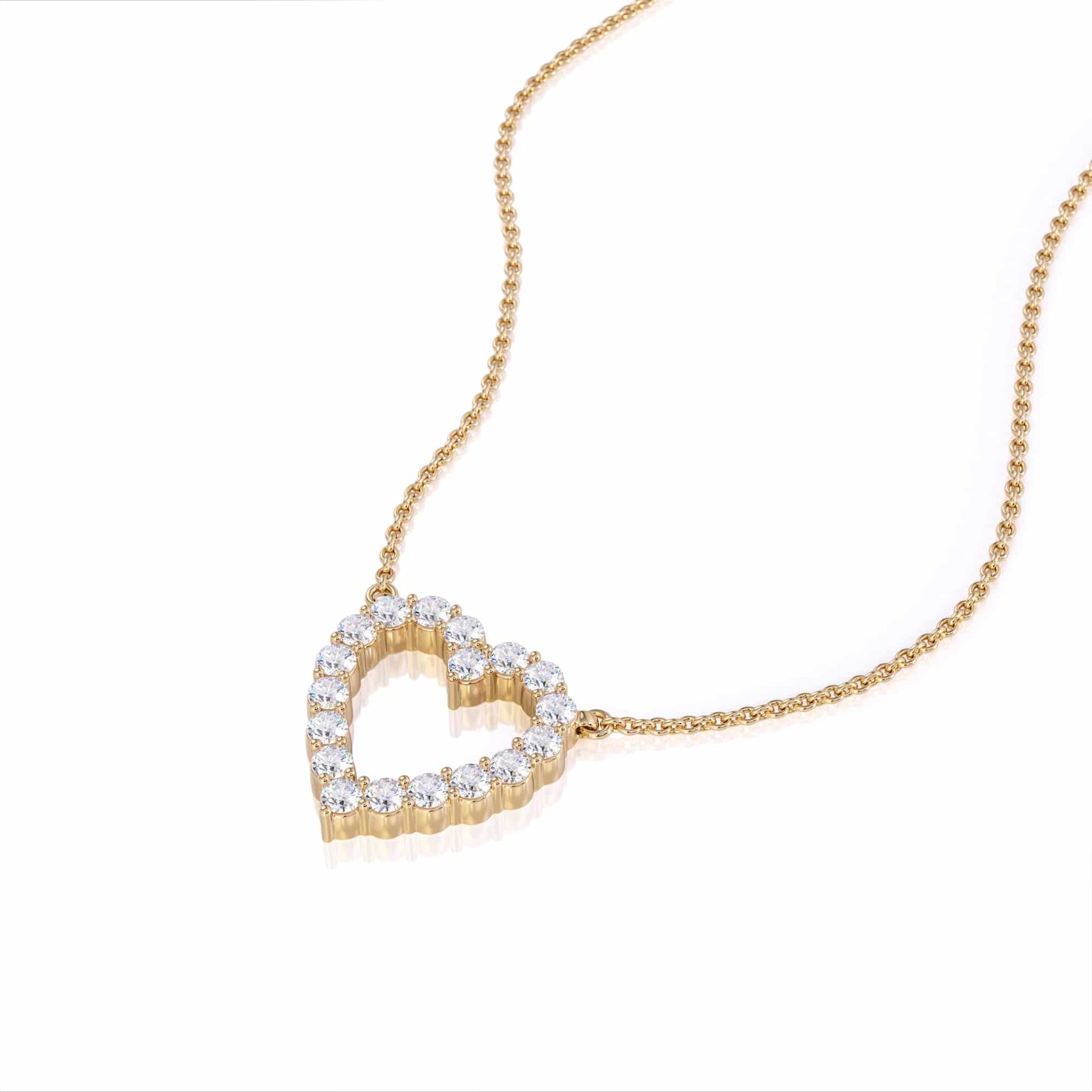 שרשרת לב יהלומים Love Collection – תמונה 6