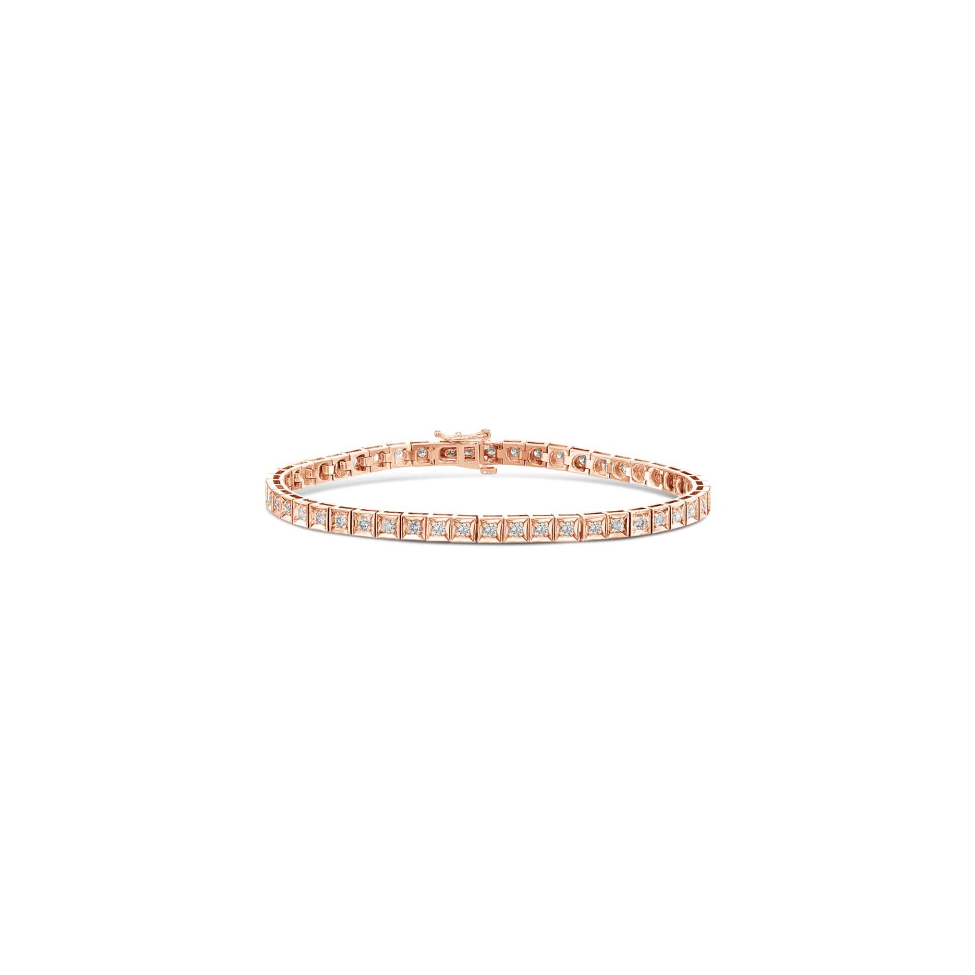 צמיד טניס דגם "שוקולד" 1.55CT – תמונה 5