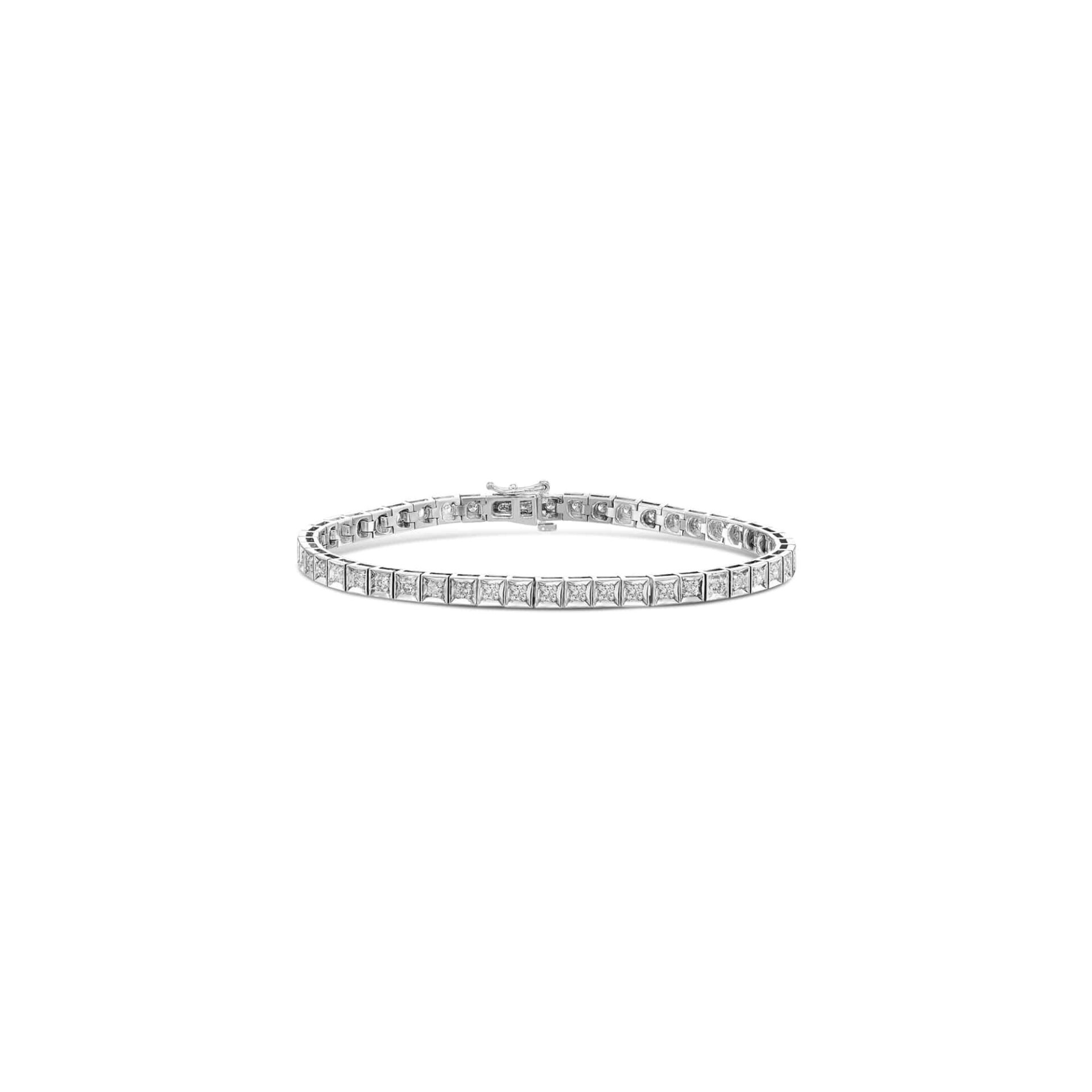 צמיד טניס דגם "שוקולד" 1.55CT – תמונה 3